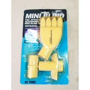 NEW Mini Blind Vac Attachment Vacuum Dust Universal Dust Adapter Ideaworks Vtg